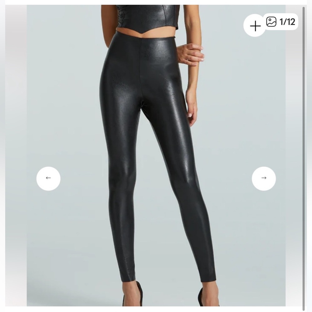 Commando control top faux leather leggings Size Medium